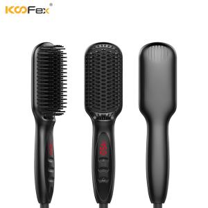 Wholesale 230 Degree Heated Hair Straightening Comb , Ultralight ROHS Hot Air Styling Brush from china suppliers
