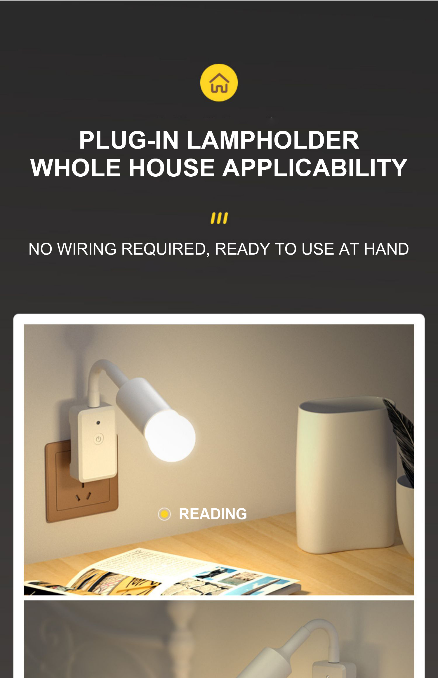 Two/Three Plug Remote Control Socket 5W Night Light for Bedroom Sleep and Baby Feeding