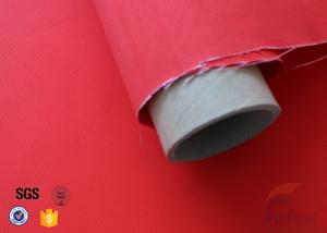 Wholesale Fire Blanket Red Acrylic Coated Fiberglass Flame Resistant Fabric 260℃ 480g from china suppliers
