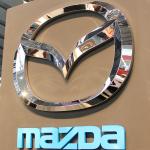 Mazda dealers Custom Vacuum forming Plastic 3D Car Logo Sign