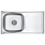 Household Kitchen Stainless Steel Wash Hand Basin Single With Plate