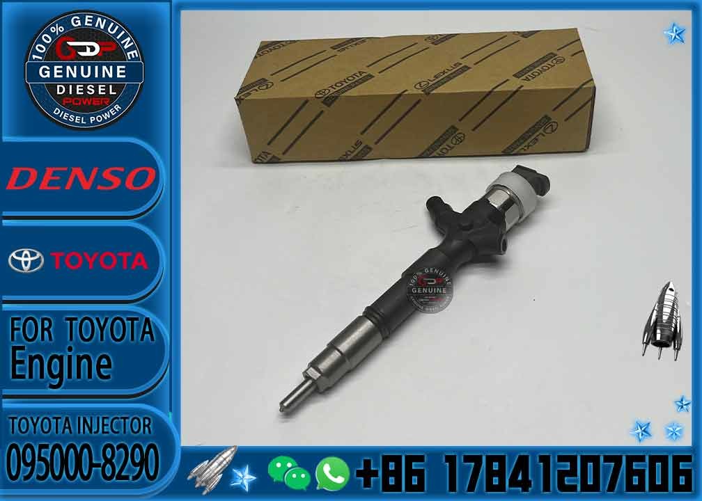 Genuine New Diesel Engine inyector Common Rail Fuel Injector 23670-0L050 095000-8290 0950008290 For Denso Toyota Hilux 1