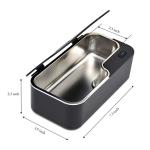 Waterproof Watches Home Ultrasonic Cleaner Portable Eye Glass Cleaner 40kHz