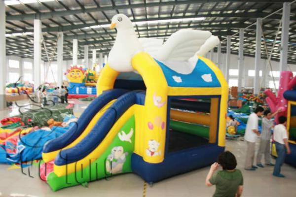 pretty kid inflatable slide bounce