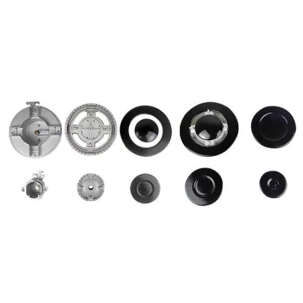 Industrial Grade 4 Burner Gas Cooktop with Easy Clean Stainless Steel Surface Suitable for Restaurants and Catering Services