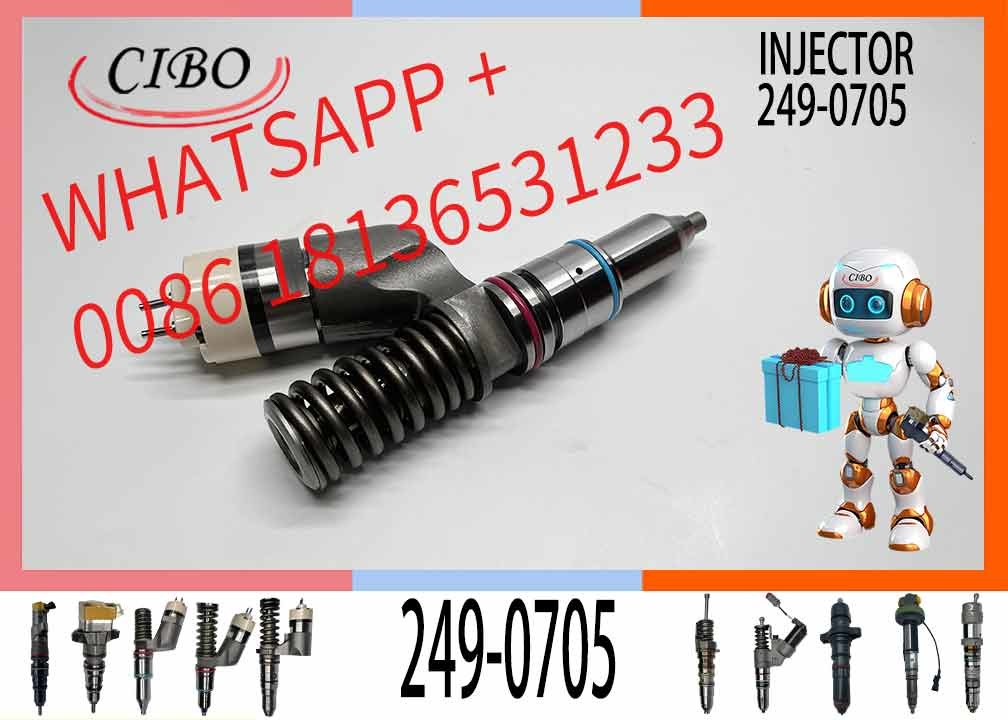 C11 C13 Diesel Engine Parts fuel injector 249-0705 10R-3258 10R-2977 10R-6162 20R-2437 for C+ Excavator