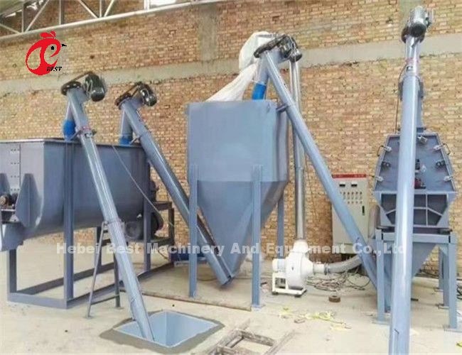 0.5 Ton 1 Ton 2 Tons 5 Tons Poultry Feed Mixer Grinder 220v 380v Ada