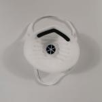 Comfortable KN95 Face Mask Size 102 * 88 * 68mm Anti Haze White Color