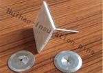 2-1/2" Metal Insulation Hangers , Self Adhesive Insulation Hangers HVAC