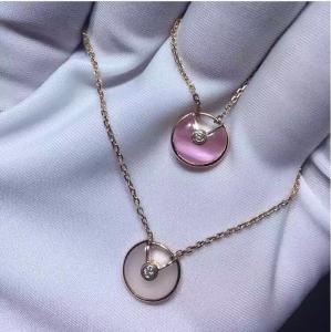 Wholesale Real 18K Gold AMULETTE DE Diamond Necklace Jewelry Factory from china suppliers