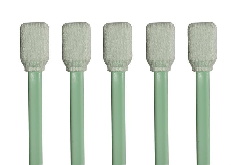 Large Rectangle Long Cleaning Swabs Polyester Tip For Cleaning Broad Surfaces