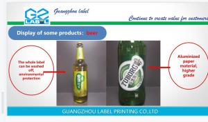 China Washdown Resistant Water Dissolvable Labels Temperature Indicating Labels Waterproof on sale