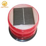 Red Amber Flashing Marine Solar Warning Light Magnet Base Waterproof IP68