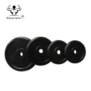 Wholesale Rubber Coated Fitness Weight Plates Straight Edge For Crossfit Power Training from china suppliers