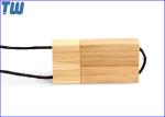 Wooden Lanyard 1GB USB Flash Drive Natural Color Dog Tag Similar