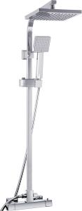 Wholesale Brass Material Chrome Finish Thermostatic Shower Tap for Bathroom S1007B from china suppliers