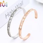 Inspirational Fadeless Letter Hollow Carved Bracelet