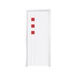 ODM Water Resistant PVC Wooden Doors HDF Engineered Eco Friendly