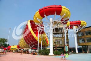 Wholesale Tornado Large Fiberglass Water Slides , 720 Riders Per Hour Capacity of Water Park from china suppliers