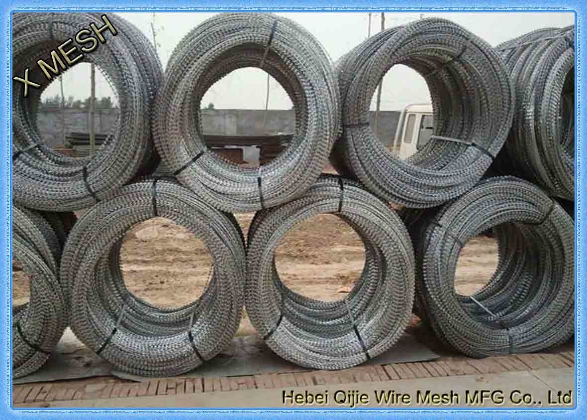 1 Meter Diameter Galvanized Binding Wire With Clips SGS Certification