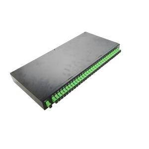 Wholesale Grey Black 1x32 Rack Mount Apc Fiber Optic PLC Splitter from china suppliers