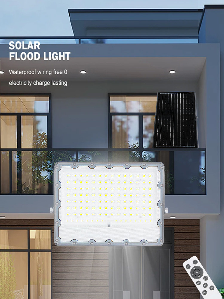 Lower Priced Solar Reflector Light Outdoor Projector Flood Light Led Remote Control Waterproof Flood Light 40W 60W 120W
