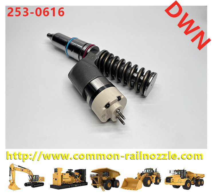 Excavator 374F L Diesel Fuel Injector 253-0616 2530616 C15 C18 Engine