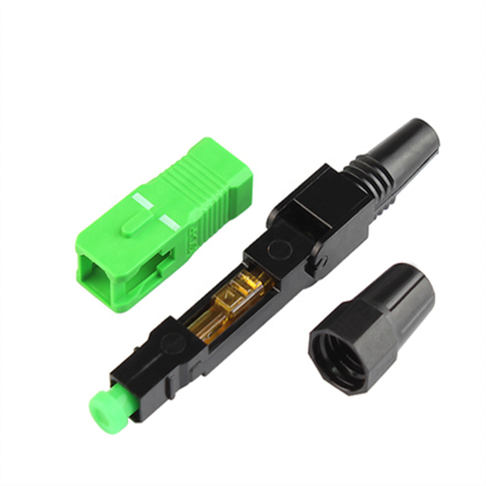 fast connector sc apc FTTH SC Singlemode Waterproof SC APC filed Connector Fiber Optic Fast Connector
