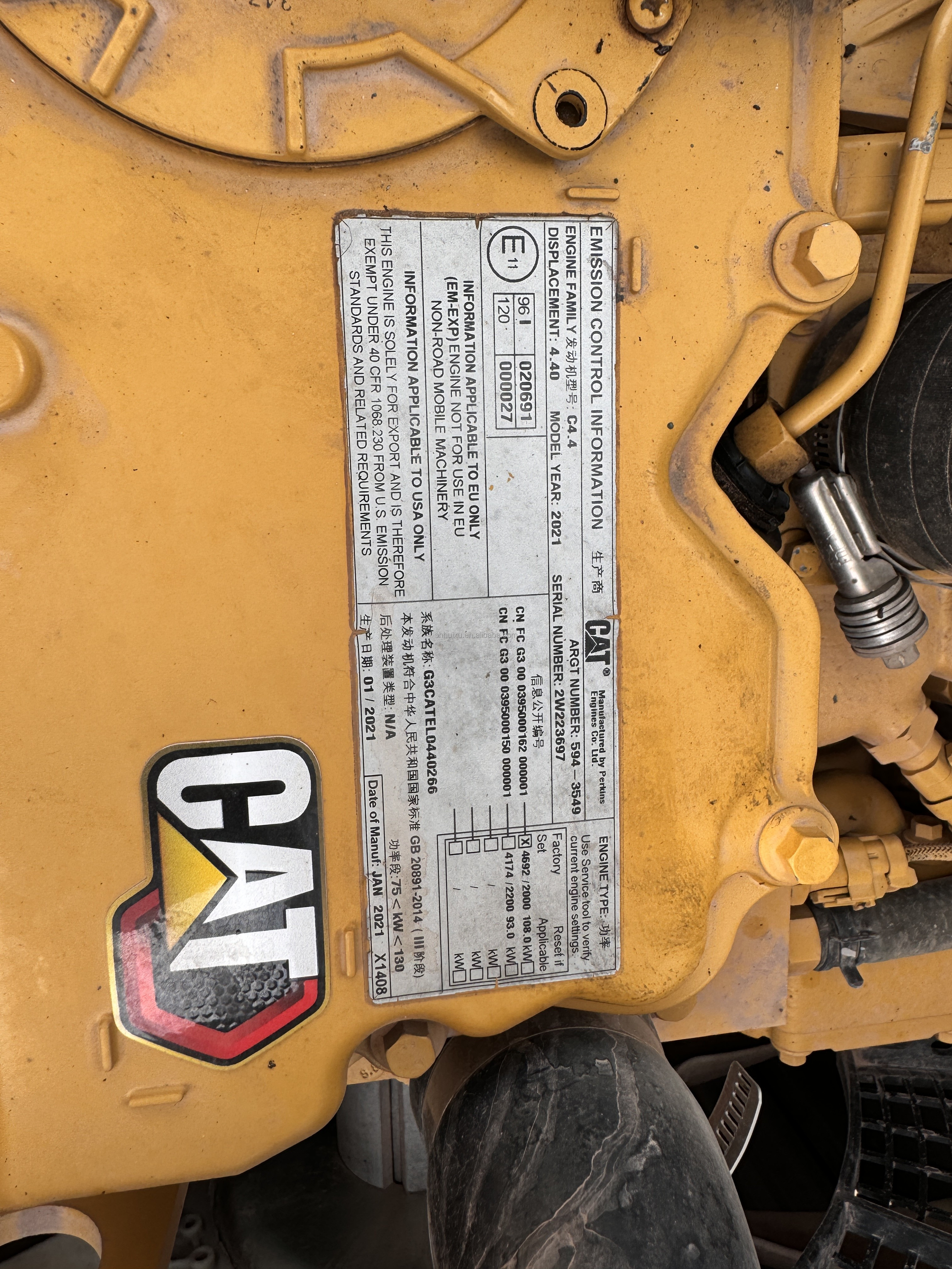 Carter's latest model Used excavator caterpillar CAT320GC 307GC Good working condition Have EPA certificate