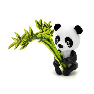 Wholesale Kids Promotional Plastic Toys Panda Finger Doll With Bamboo from china suppliers