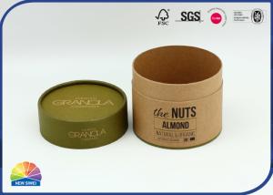 Wholesale 4c UV Print Packaging Peanuts Dry Fruit Kraft Paper Tube Box from china suppliers