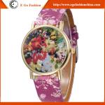 GV13 Geneva Watch Chinese Style PU Leather Watch Casual Watches for Woman Female