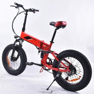 Wholesale 0.5KW Folding Fat Tyre Electric Bike 15MPH Max Speed For Multipurpose from china suppliers