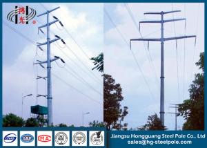 Wholesale Overlap / Flangeconnection Tapered galvanized Steel Poles 2mm - 6mm from china suppliers