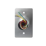 Aluminum Alloy Faceplate Touchless Exit Button For Door Acess System 9 - 12V DC