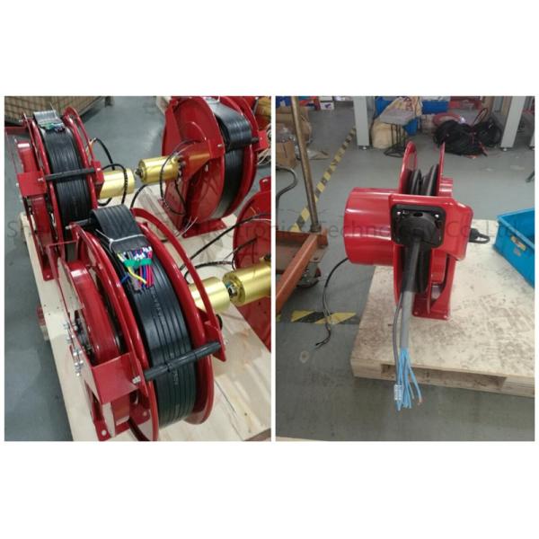 Electric Spring Loaded Heavy Duty Cord Cable Reel For Theatrical Lighting Bar Stage 32a Cable Reel Slip Ring