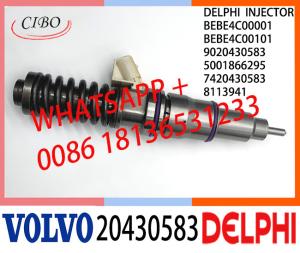 Wholesale Common Rail Fuel Diesel Injector BEBE4C00001 BEBE4C00101 20430583 8113941 5001866295 9020430583 E1 for VOL D12 TRUCK from china suppliers