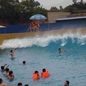 Wholesale Artifical Big Tsunami Ocean Water Wave Pool with Waves Park Vacuum 3 meters high from china suppliers