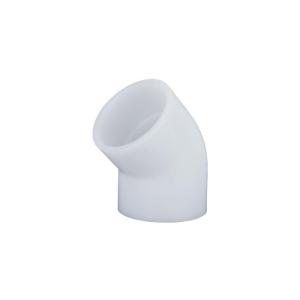 Wholesale PVDF Pipe Fitting Abrasive Resistance Plastic Pipe Bend 45 Degree Elbow from china suppliers