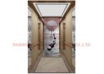Residential Home Elevator Safety Lift Large Capacity Titanium Stainless Steel