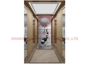 Wholesale Residential Home Elevator Safety Lift Large Capacity Titanium Stainless Steel Passenger Elevator from china suppliers