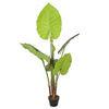 Fake Colocasia Esculenta, Plastic variegata artificial Taro, Subtropics Faux