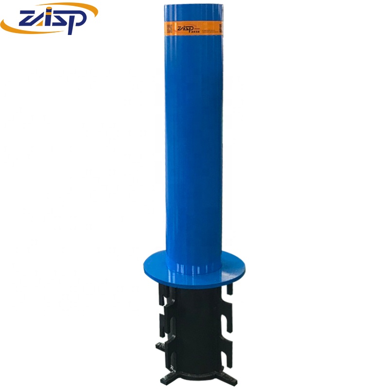K4 Rated Custom Stainless Steel Bollards With Q235 Carbon Steel Basement Material