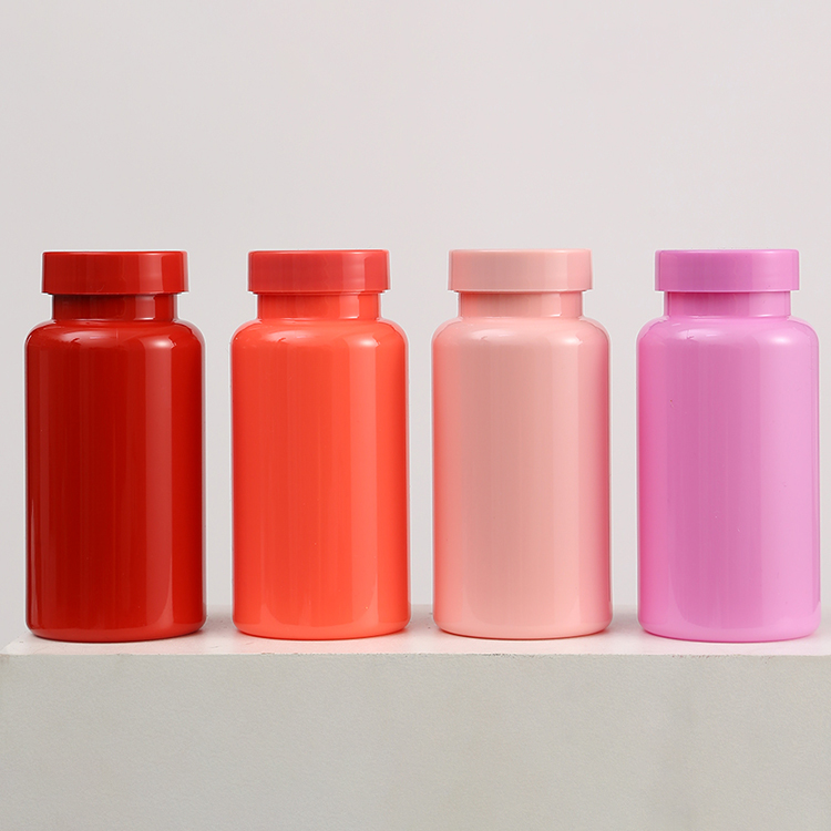 100ml-300ml Child Resistant Pharmaceutical Pill Bottle With Hinge Cap and Easy-pulling Lid for Pharmaceutical Packaging