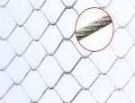 OEM 7 * 7 Woven Stainless Steel Wire Rope Mesh For Global Decoration And