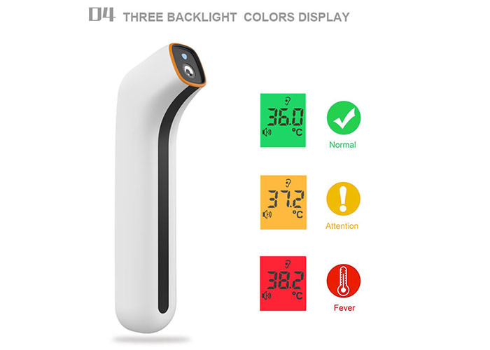 Medical Grade No Touch Infrared Thermometer High Accuracy With Back Light Display