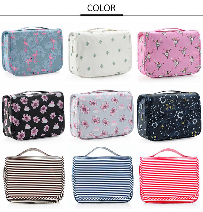 Direct Supplier Bulk Colorful Printing Oxford Toiletry Bag Hanging
