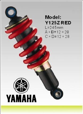 Yamaha Y125 Z Motor Rear Shocks , 245MM Length Shock Absorber Brazil Motorcycle