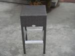 Outdoor Leisure Furniture Sets , Fashion Resin Wicker Bar Set