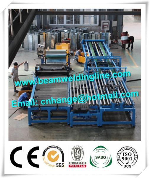 Automatic HVAC Duct Manufacturing Line , Wind Tower Production Line Make Heating